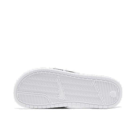 Men's Nike Benassi JDI Print Slide Sandals White/U - Picture 6 of 6